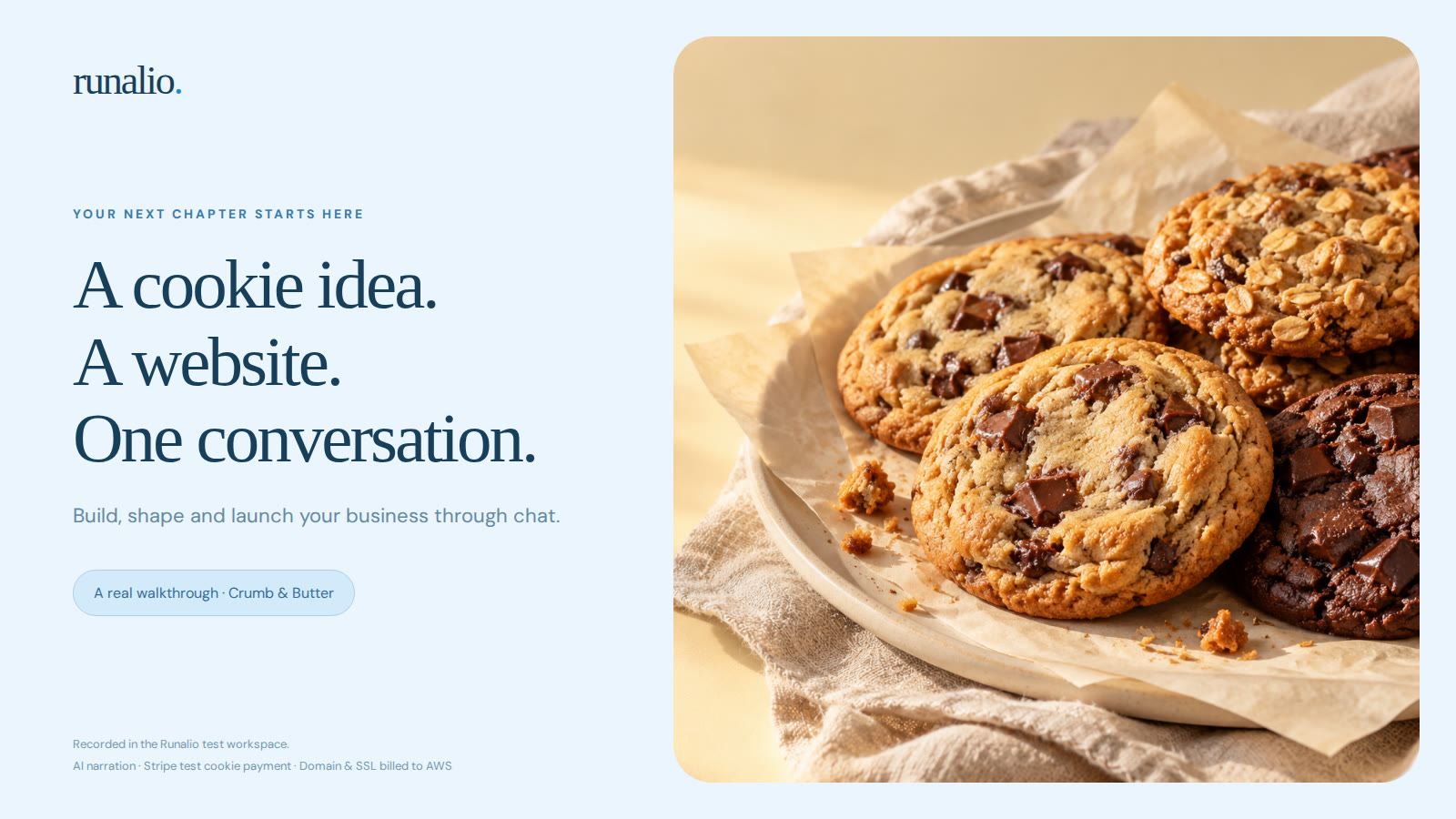 Crumb & Butter website walkthrough
